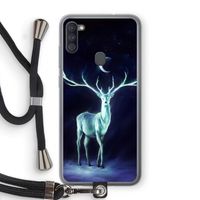 Nightbringer: Samsung Galaxy A11 Transparant Hoesje met koord