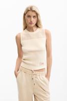 gehaakt t-shirt met borduursels - WHITE - L