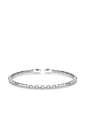 Pragnell bracelet torque Groove en or blanc 18ct