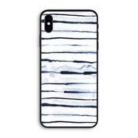 Ink Stripes: iPhone XS Max Biologisch afbreekbaar hoesje