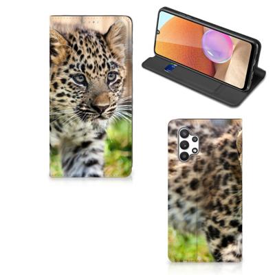 Samsung Galaxy A32 4G | A32 5G Enterprise Editie | Hoesje maken | Baby Luipaard