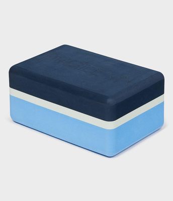 Manduka UpHold Yoga Blok EVA-Schuim Surf Rechthoekig - Blauw - 23 x 15 x 10 cm