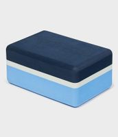 Manduka UpHold Yoga Blok EVA-Schuim Surf Rechthoekig – Blauw - 23 x 15 x 10 cm