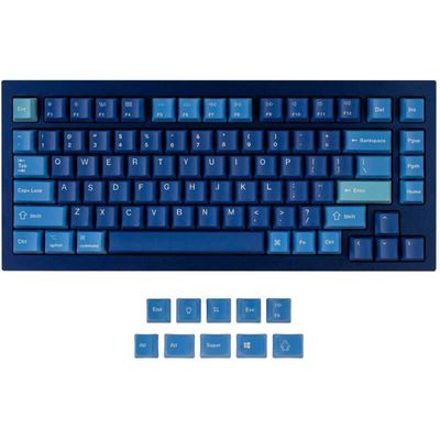 JM-72 OEM Dye-Sub PBT Keycap Set - Ocean Keycaps