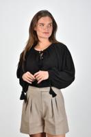 Max Mara blouse Quirite nero unito