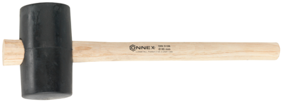 Connex Gummihamer 40Mm Zwart Hout - COX625101