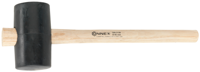 Connex Gummihamer 40Mm Zwart Hout - COX625101 Connex Gummihamer 40Mm Zwart Hout - COX625101
