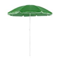 Verstelbare strand/tuin parasol - groen - dia 150 cm - Zonbescherming - Voordelige parasols Verstelbare strand/tuin parasol - groen - dia 150 cm - Zonbescherming - Voordelige parasols