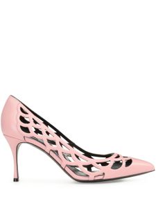 Sergio Rossi mules Sr Mermaid 75 mm en cuir - Rose