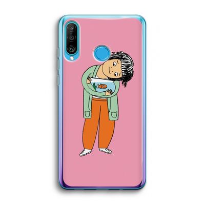 Visknuffel: Huawei P30 Lite Transparant Hoesje