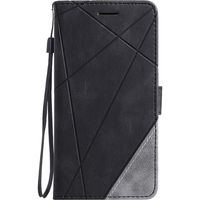 Xiaomi Redmi Note 10 Pro hoesje - Bookcase - Pasjeshouder - Portemonnee - Patroon - Kunstleer - Zwart