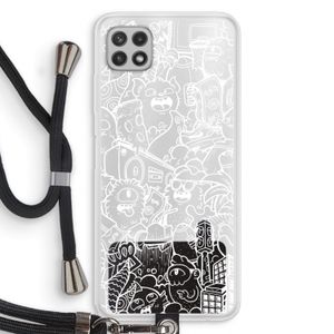 Vexx City #2: Samsung Galaxy A22 4G Transparant Hoesje met koord
