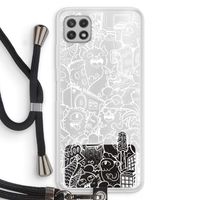 Vexx City #2: Samsung Galaxy A22 4G Transparant Hoesje met koord