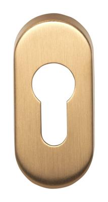 Formani Basics LBY32 cilinderplaatje ovaal - PVD mat goud