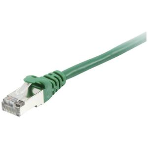 Equip 605640 RJ45 Netwerkkabel, patchkabel CAT 6 S/FTP 1.00 m Groen Vergulde steekcontacten 1 stuk(s)