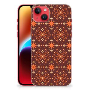 iPhone 14 Plus TPU bumper Batik Brown