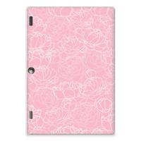 Lenovo Tab 10 | Tab 2 A10-30 | Siliconen hoesje | White Flowers