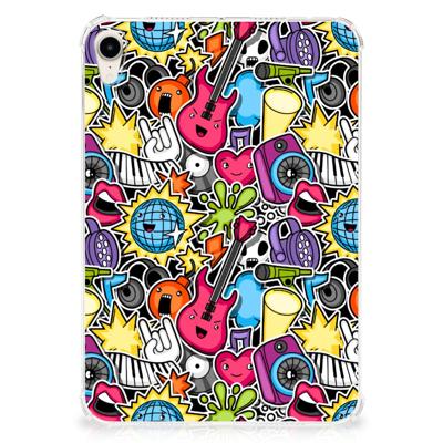 Apple iPad mini 6 (2021) Leuke Siliconen Hoes Punk Rock