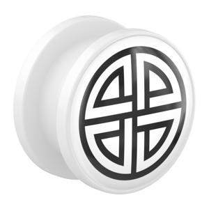 Tunnel met Nordic Runes Acryl Tunnels & Plugs