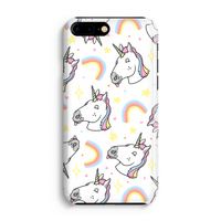 Rainbow Unicorn: Volledig Geprint iPhone 7 Plus Hoesje