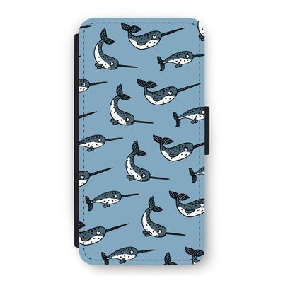 Narwhal: iPhone 12 Flip Hoesje