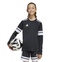 adidas Squadra 25 Voetbalshirt Lange Mouwen Kids Zwart Wit