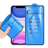 2.5 d volledige lijm volledige cover keramiek film voor iPhone 11/XR