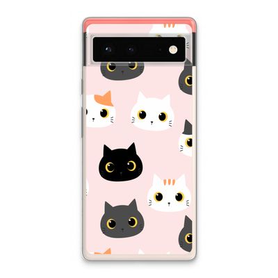 Katten: Google Pixel 6 Transparant Hoesje