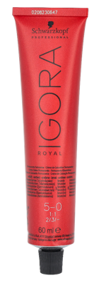 Schwarzkopf - Igora Royal Permanent Color Creme 5-0 Châtain clair 60 ml