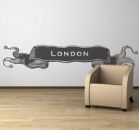 Muursticker ornament London Muursticker ornament London