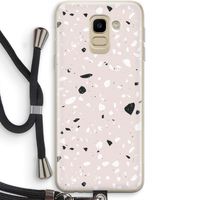 Terrazzo N°20: Samsung Galaxy J6 (2018) Transparant Hoesje met koord