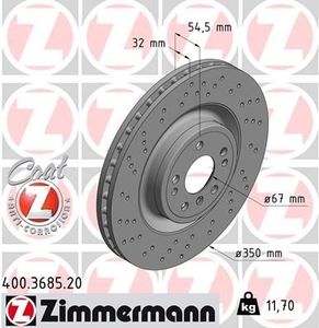 Remschijf Coat Z 400368520