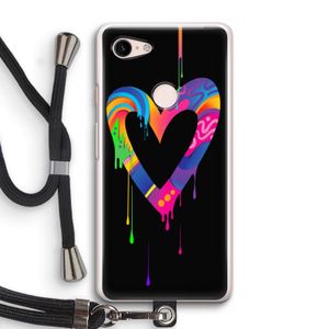 Melts My Heart: Pixel 3 Transparant Hoesje met koord