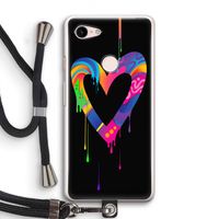 Melts My Heart: Pixel 3 Transparant Hoesje met koord