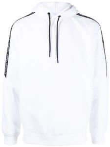 Calvin Klein hoodie à bande logo - Blanc