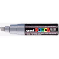 Paintmarker Uni POSCA PC8K breed schuin grijs
