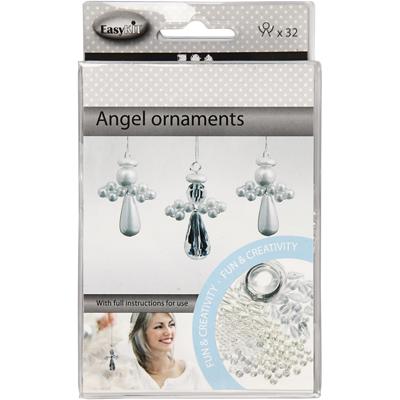 Creativ Company Engel ornamenten, h: 2,8 cm, 32 stuk/ 1 doos