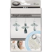 Creativ Company Engel ornamenten, h: 2,8 cm, 32 stuk/ 1 doos