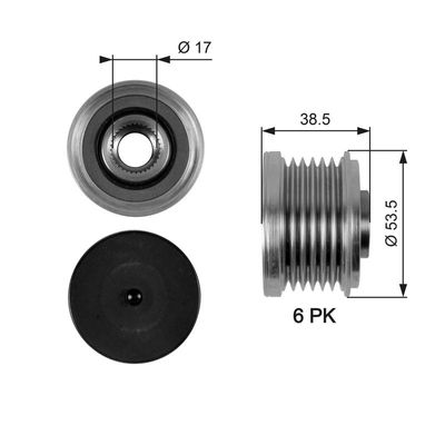 Dynamovrijloop DriveAlign® OAP7055