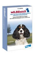 Milbemax ontworming kleine hond/puppy, 2 tbl (LET OP THT: 7-2024) - thumbnail