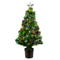 Kunstboom - fibre optic - H90 cm - met verlichting - Prestwick - kerstboom - thumbnail