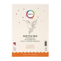 Schetsblok qrea a5 24vel 120gr gelijmd