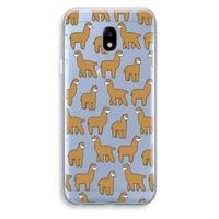 Alpacas: Samsung Galaxy J3 (2017) Transparant Hoesje