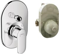 Hansgrohe Vernis Blend badthermostaat complete set inbouw, chroom