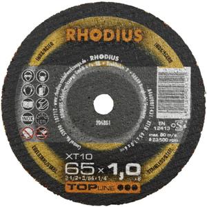 Rhodius XT10 MINI 209338 Doorslijpschijf recht 75 mm 1 stuk(s) RVS, Staal