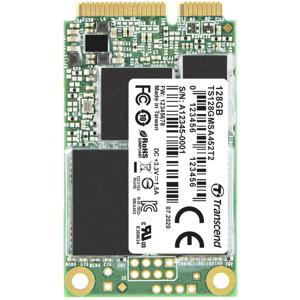 Transcend MSA452T2 128 GB mSATA SSD harde schijf SATA 6 Gb/s Industrial TS128GMSA452T2