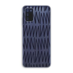 Marrakech Zigzag: Samsung Galaxy A03s Transparant Hoesje
