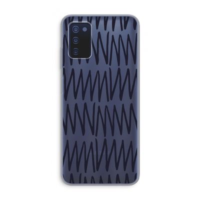 Marrakech Zigzag: Samsung Galaxy A03s Transparant Hoesje