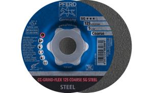 PFERD 64188125 CC-GRIND-FLEX 125 SG STEEL COARSE Schuurschijf Diameter 125 mm Boordiameter 22.23 mm 10 stuk(s)