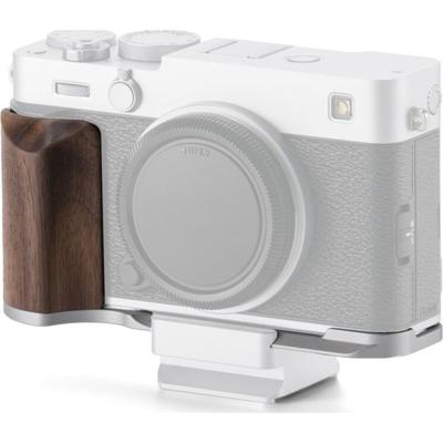 Tilta Mounting Baseplate with Wooden Grip for Fujifilm X-E5 - Silver